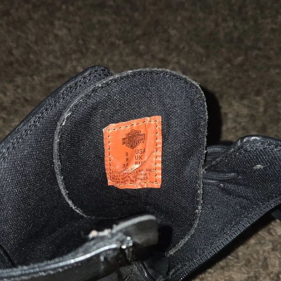 Harley-Davidson Black Combat Boots - Picture 4 of 5
